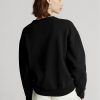 Black Women’s Ralph Lauren Fleece Pullover Sweatshirts Black Women’s Ralph Lauren Fleece Pullover Sweatshirts