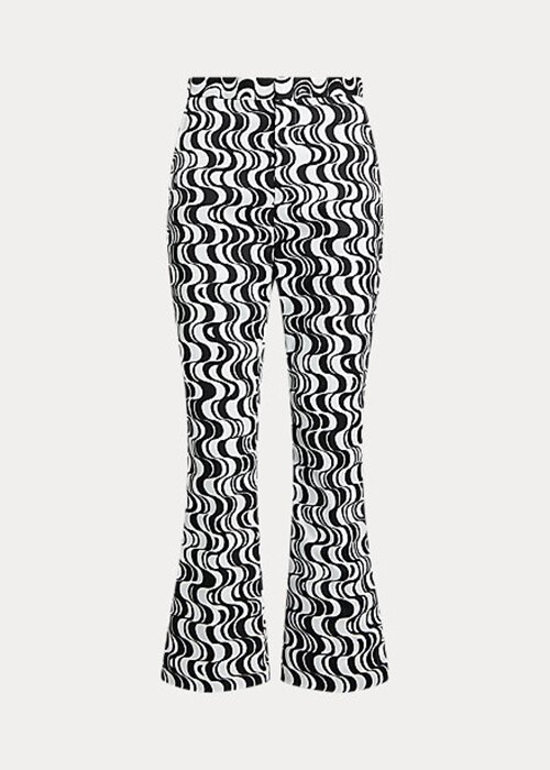 Black Women’s Ralph Lauren Graphic-Motif Sateen Kick-Flare Pants Black Women’s Ralph Lauren Graphic-Motif Sateen Kick-Flare Pants