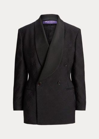 Black Women’s Ralph Lauren Gregory Jacquard Tuxedo Jackets