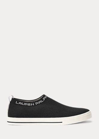 Black Women’s Ralph Lauren Jordyn Slip-On Sneakers