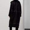 Black Women’s Ralph Lauren Lanthe Merino Shearling  Coats