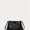Black Women’s Ralph Lauren Leather Medium Elaina Crossbody Bags Black Women’s Ralph Lauren Leather Medium Elaina Crossbody Bags