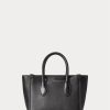 Black Women’s Ralph Lauren Leather Mini Sloane Satchel Bags