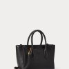 Black Women’s Ralph Lauren Leather Mini Sloane Satchel Bags