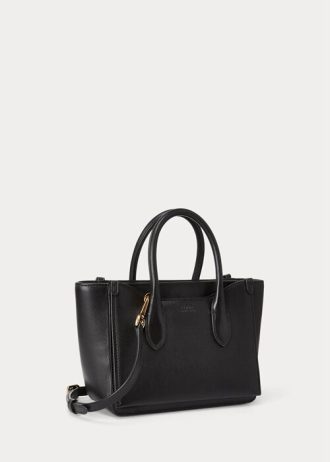 Black Women’s Ralph Lauren Leather Mini Sloane Satchel Bags