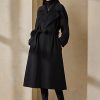 Black Women’s Ralph Lauren Leonarda Wrap Coats