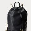 Black Women’s Ralph Lauren Nappa Leather Medium Izzie Backpacks Black Women’s Ralph Lauren Nappa Leather Medium Izzie Backpacks