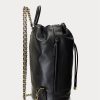 Black Women’s Ralph Lauren Nappa Leather Medium Izzie Backpacks Black Women’s Ralph Lauren Nappa Leather Medium Izzie Backpacks