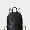 Black Women’s Ralph Lauren Nappa Leather Medium Izzie Backpacks Black Women’s Ralph Lauren Nappa Leather Medium Izzie Backpacks