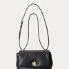 Black Women’s Ralph Lauren Nappa Leather Medium Shoulder Bags