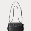 Black Women’s Ralph Lauren Nappa Leather Medium Shoulder Bags