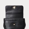 Black Women’s Ralph Lauren Nappa Leather Medium Shoulder Bags
