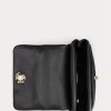 Black Women’s Ralph Lauren Nappa Leather Medium Shoulder Bags