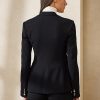 Black Women’s Ralph Lauren Parker Stretch Wool Jackets