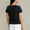 Black Women’s Ralph Lauren Rl Logo Jersey  T Shirts