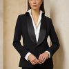 Black Women’s Ralph Lauren Sawyer Wool Tuxedo Jackets Black Women’s Ralph Lauren Sawyer Wool Tuxedo Jackets