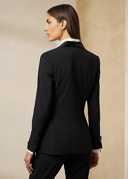 Black Women’s Ralph Lauren Sawyer Wool Tuxedo Jackets Black Women’s Ralph Lauren Sawyer Wool Tuxedo Jackets