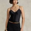 Black Women’s Ralph Lauren Silk Camisole Tops Black Women’s Ralph Lauren Silk Camisole Tops
