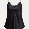 Black Women’s Ralph Lauren Silk Camisole Tops Black Women’s Ralph Lauren Silk Camisole Tops