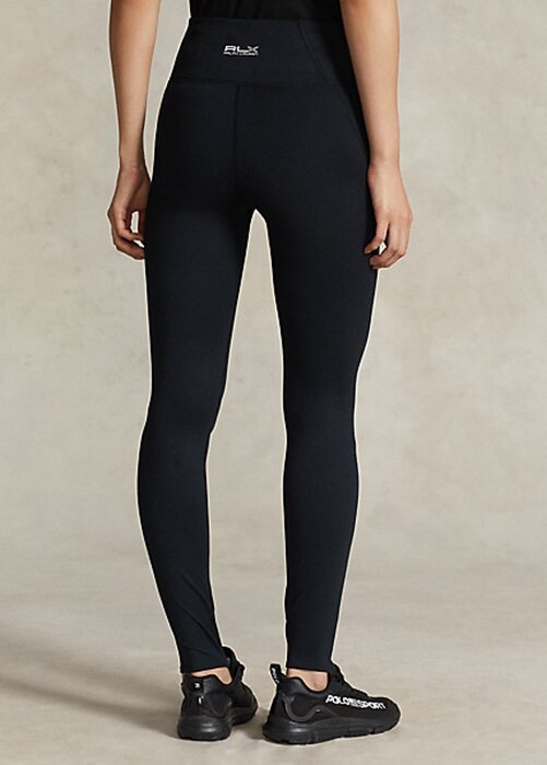 Black Women’s Ralph Lauren Stirrup Stretch Leggings Black Women’s Ralph Lauren Stirrup Stretch Leggings