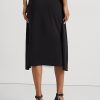 Black Women’s Ralph Lauren Tie-Front Stretch Jersey Midi Skirts Black Women’s Ralph Lauren Tie-Front Stretch Jersey Midi Skirts