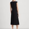 Black Women’s Ralph Lauren Twist-Front Jersey Dress