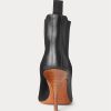 Black Women’s Ralph Lauren Vachetta Calfskin Kitten-Heel Boots Black Women’s Ralph Lauren Vachetta Calfskin Kitten-Heel Boots