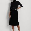 Black Women’s Ralph Lauren Velvet A-Line Skirts