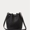 Black Women’s Ralph Lauren Woven Medium Andie Handbag