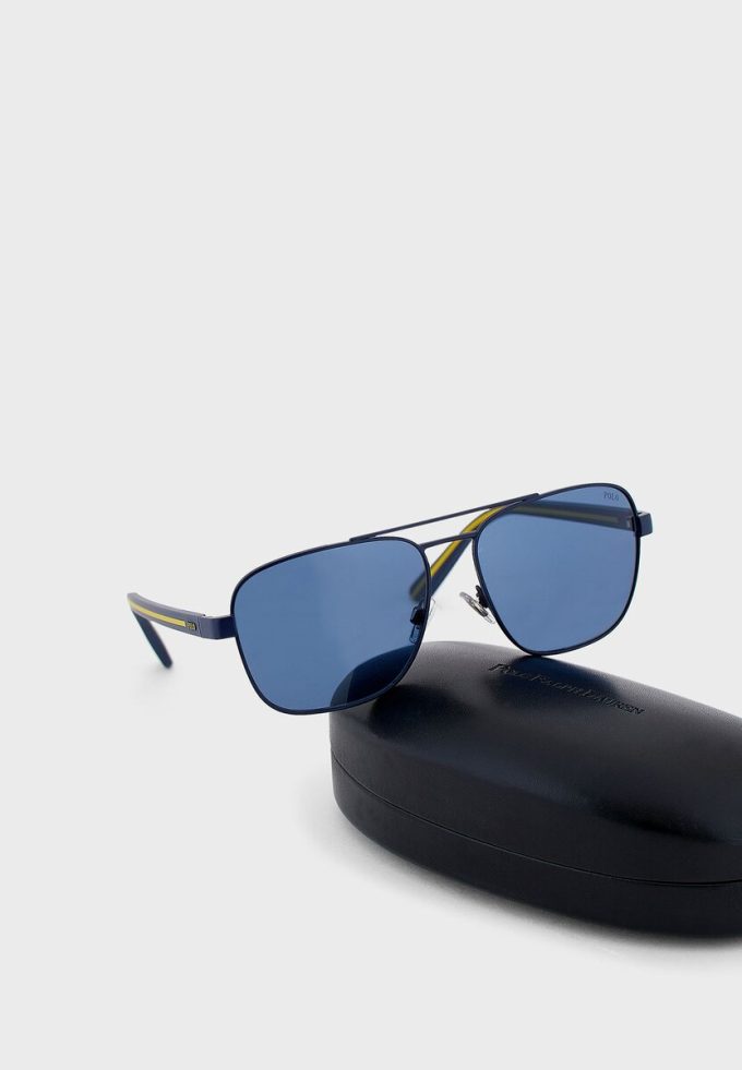 Blue Men’s Ralph Lauren 0Ph3138 Aviator Sunglasses