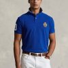 Blue Men’s Ralph Lauren Classic Fit Polo Crest Mesh Polo Shirts Blue Men’s Ralph Lauren Classic Fit Polo Crest Mesh Polo Shirts