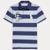 Blue Men’s Ralph Lauren Custom Slim Fit Big Pony Mesh Polo Shirts Blue Men’s Ralph Lauren Custom Slim Fit Big Pony Mesh Polo Shirts