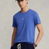 Blue Men’s Ralph Lauren Custom Slim Fit Crewneck  T Shirts