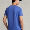 Blue Men’s Ralph Lauren Custom Slim Fit Crewneck  T Shirts