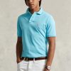 Blue Men’s Ralph Lauren Custom Slim Fit Mesh Polo Shirts