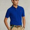 Blue Men’s Ralph Lauren Custom Slim Fit Mesh Polo Shirts Blue Men’s Ralph Lauren Custom Slim Fit Mesh Polo Shirts