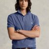 Blue Men’s Ralph Lauren Custom Slim Fit Mesh Polo Shirts