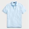 Blue Men’s Ralph Lauren Custom Slim Fit Mesh Polo Shirts