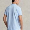 Blue Men’s Ralph Lauren Custom Slim Fit Mesh Polo Shirts