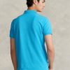 Blue Men’s Ralph Lauren Custom Slim Fit Mesh Polo Shirts