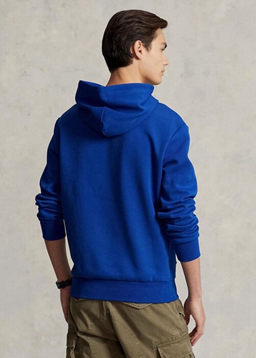 Blue Men’s Ralph Lauren Double-knit Hoodie Blue Men’s Ralph Lauren Double-knit Hoodie
