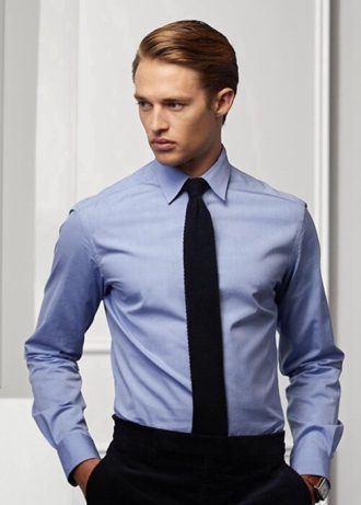 Blue Men’s Ralph Lauren End-on-end Formal   Shirts