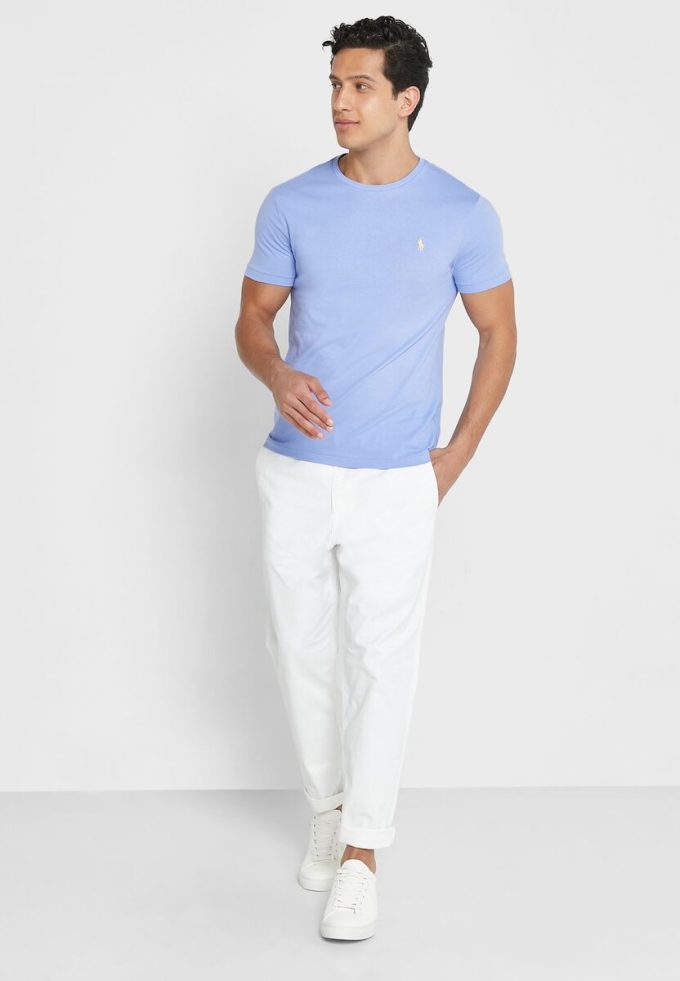 Blue Men’s Ralph Lauren Essential Crew Neck T Shirts
