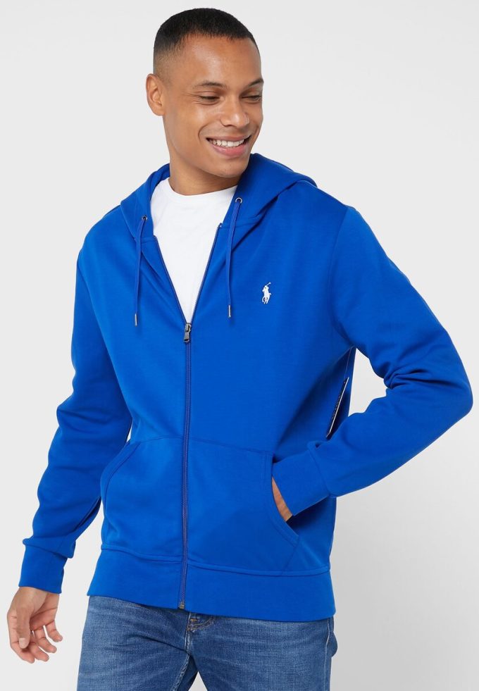 Blue Men’s Ralph Lauren Essential Hoodie Blue Men’s Ralph Lauren Essential Hoodie