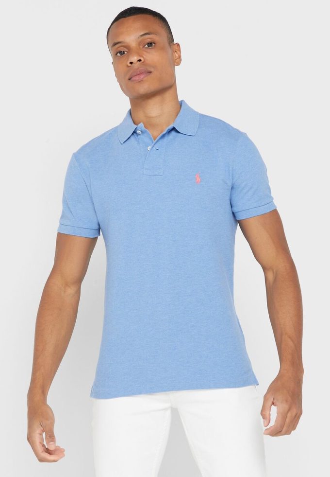 Blue Men’s Ralph Lauren Essential Polo Shirts