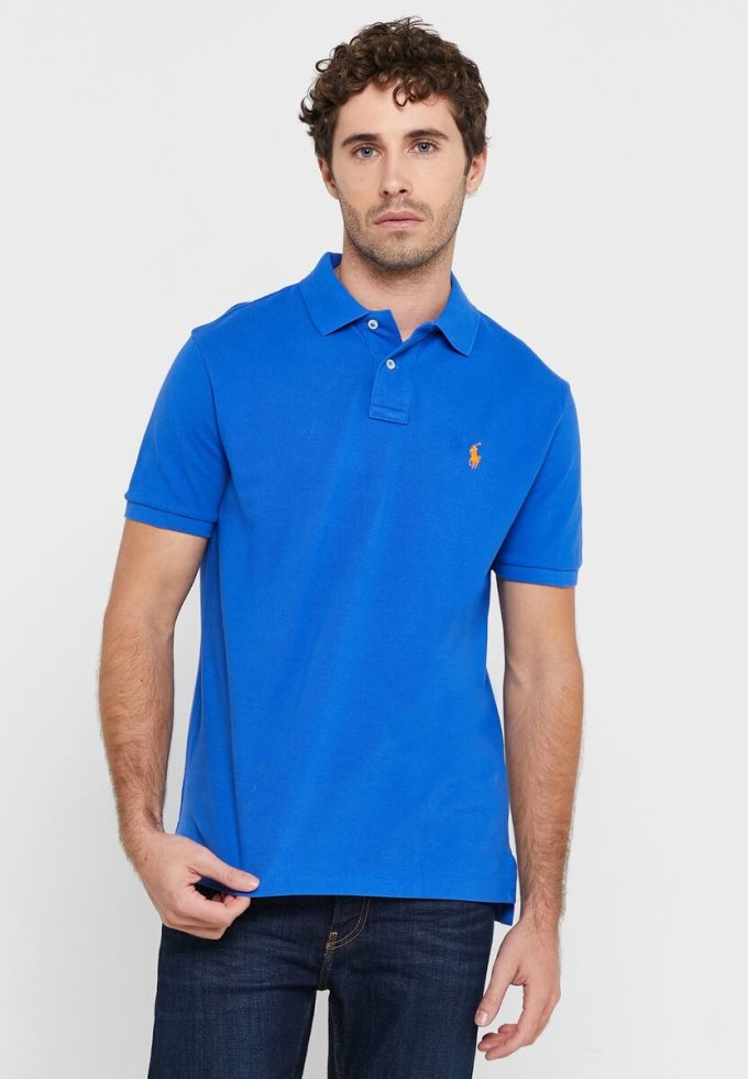 Blue Men’s Ralph Lauren Essential Polo Shirts Blue Men’s Ralph Lauren Essential Polo Shirts