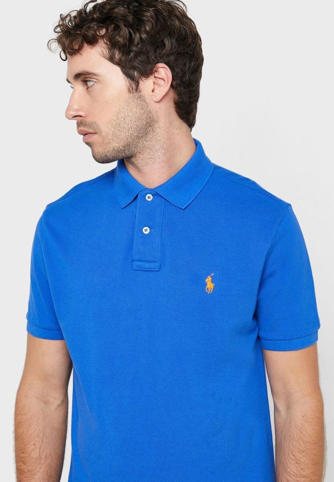 Blue Men’s Ralph Lauren Essential Polo Shirts Blue Men’s Ralph Lauren Essential Polo Shirts