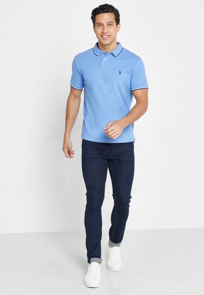 Blue Men’s Ralph Lauren Essential Polo Shirts Blue Men’s Ralph Lauren Essential Polo Shirts