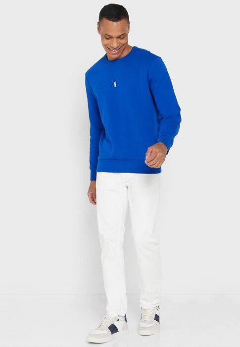 Blue Men’s Ralph Lauren Essential Sweatshirt Blue Men’s Ralph Lauren Essential Sweatshirt