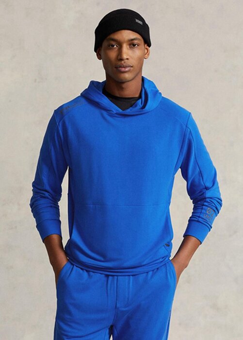 Blue Men’s Ralph Lauren French Terry Hoodie Blue Men’s Ralph Lauren French Terry Hoodie
